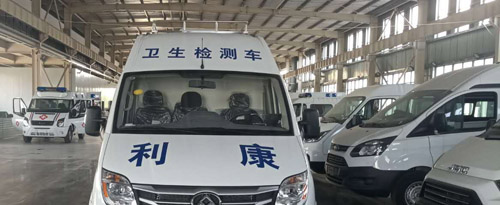 工厂车间完工车辆